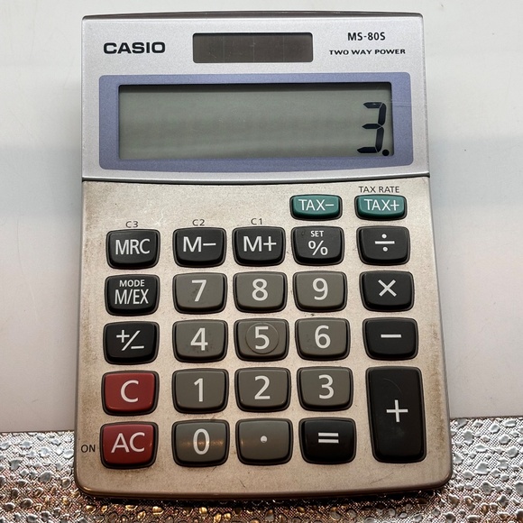 Casio MS-80S Two Way Power Solar Digital Calculator - Picture 11 of 11